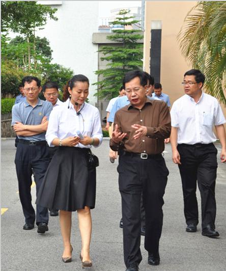 省委調(diào)研組省委督查室主任厲海帆一行蒞臨常平科技園參觀調(diào)研