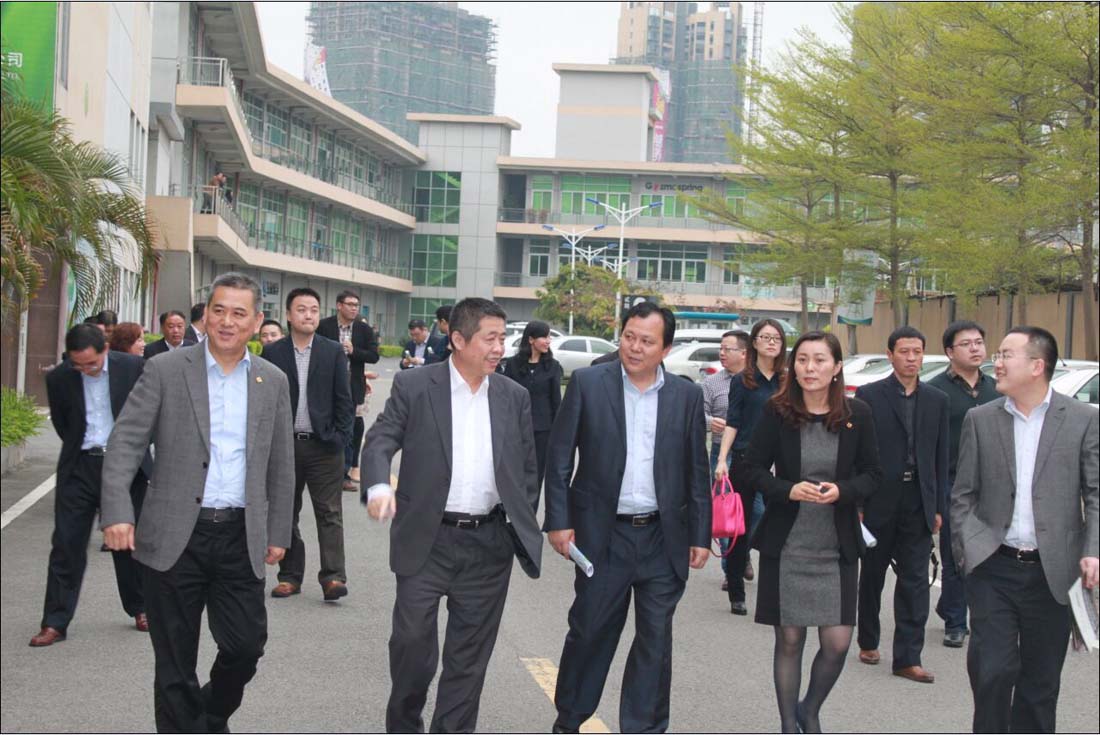 武漢東湖新技術創業中心考察團一行蒞臨常平科技園參觀考察