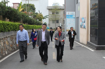 省經(jīng)信委生產(chǎn)服務(wù)處譚處一行蒞臨常平科技園參觀指導(dǎo)