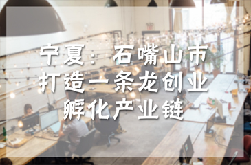 寧夏：石嘴山市打造一條龍創(chuàng)業(yè)孵化產業(yè)鏈